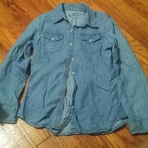 Girls jean shirt